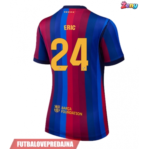 Lacne Ženy Futbalové dres Barcelona Eric Garcia #24 2026-27 Krátky Rukáv - Domáci